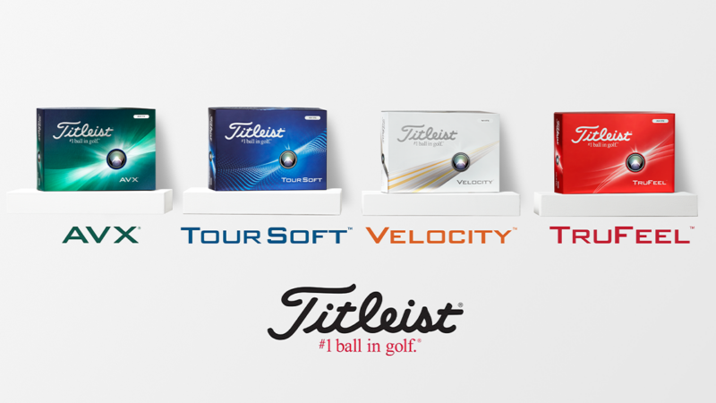 Titleist's 2024 golf balls, including Tour Soft, TruFeel, Velocity, and AVX