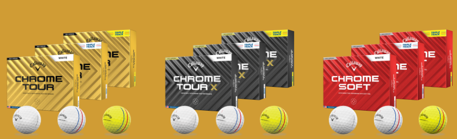 The 2024 Chrome series includes, the Chrome Soft, Chrome Tour, and Chrome Tour X
