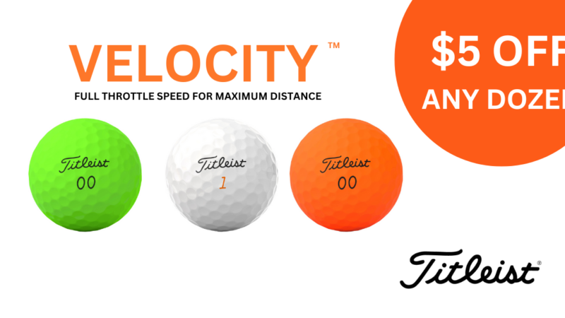 $5 Off Velocity Golf Balls