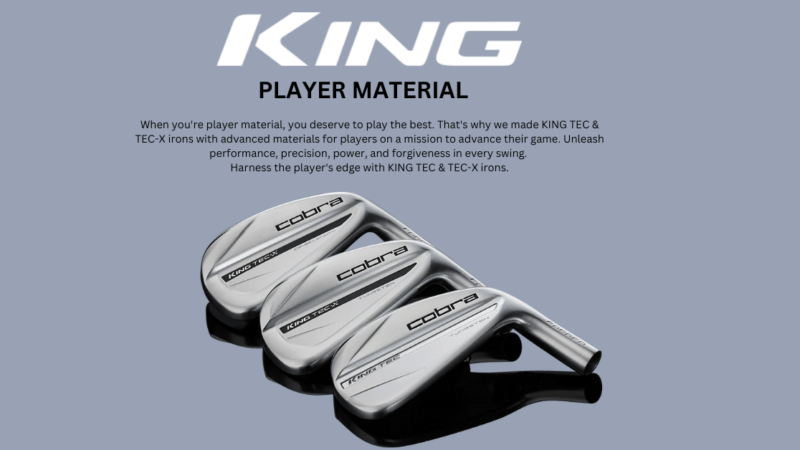 King Tec Irons on grey background